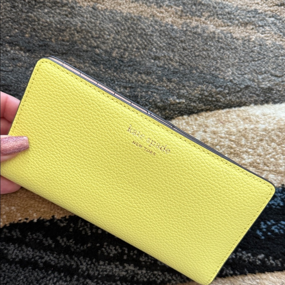 Kate Spade Lemon Yellow Wallet
